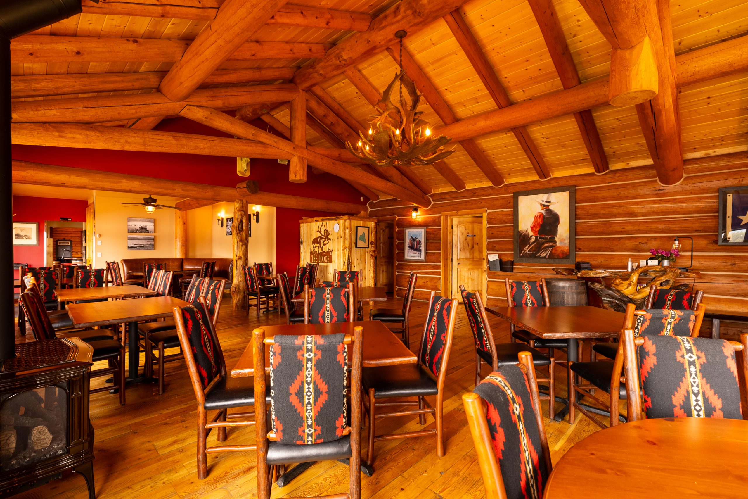 lake mary ronan lodge interior restaurant